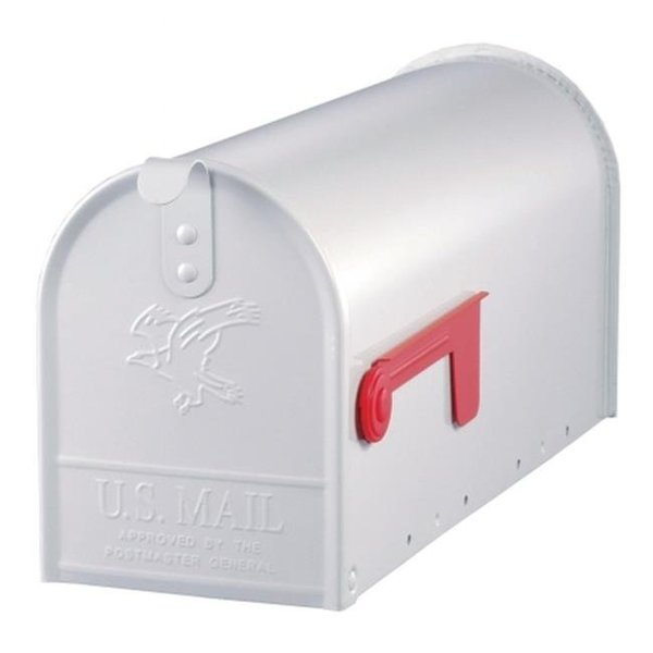 Piazza White Elite Premium Steel Mailbox PI82929